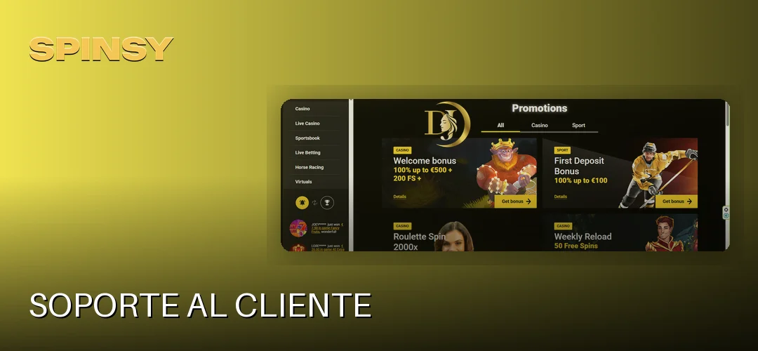 Soporte al cliente